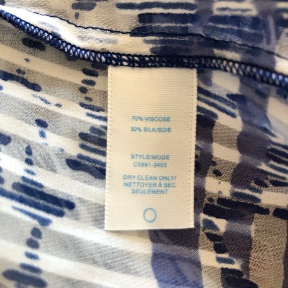 𝅺charlie Jade SzM Silk blend Sheer Haltered Top. - Picture 4 of 4